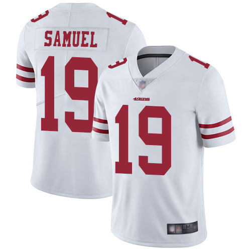 San Francisco 49ers Limited White Men Deebo Samuel Road NFL Jersey #19 Vapor Untouchable